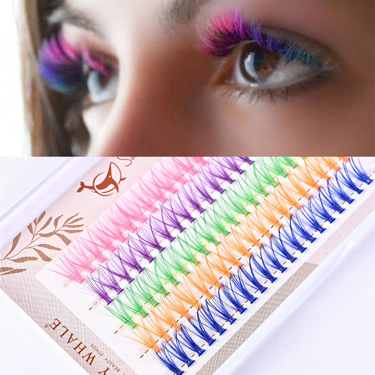 Kit de Extensión de Pestañas DIY 20D Curl 0.07 – 100 unidades (10–14 mm)