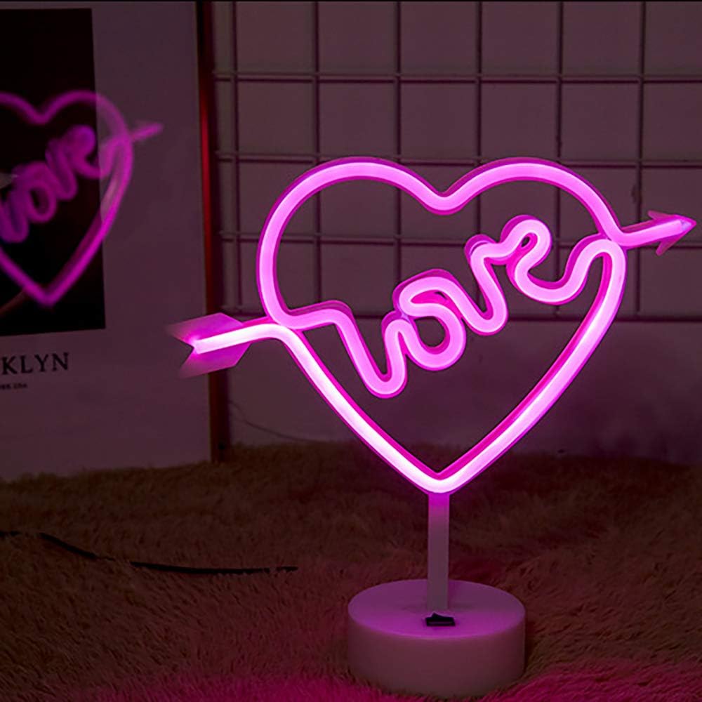 Cartel de neón LED Love