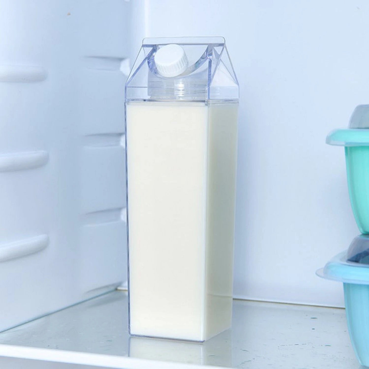 Botella diseño Caja de Leche 500ml