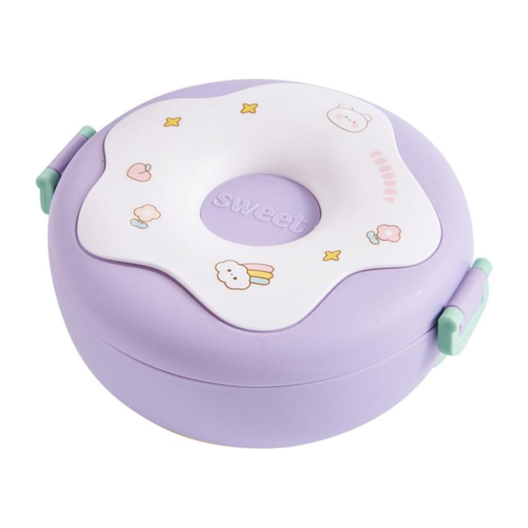 Tupper Dona con divisiones interiores con cubiertos incluidos