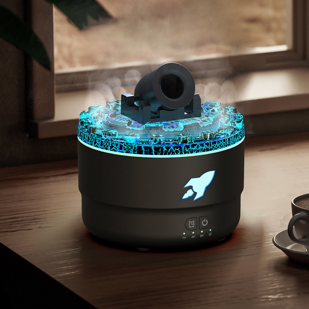 Humidificador ultrasónico diseño Cañón 2 en 1