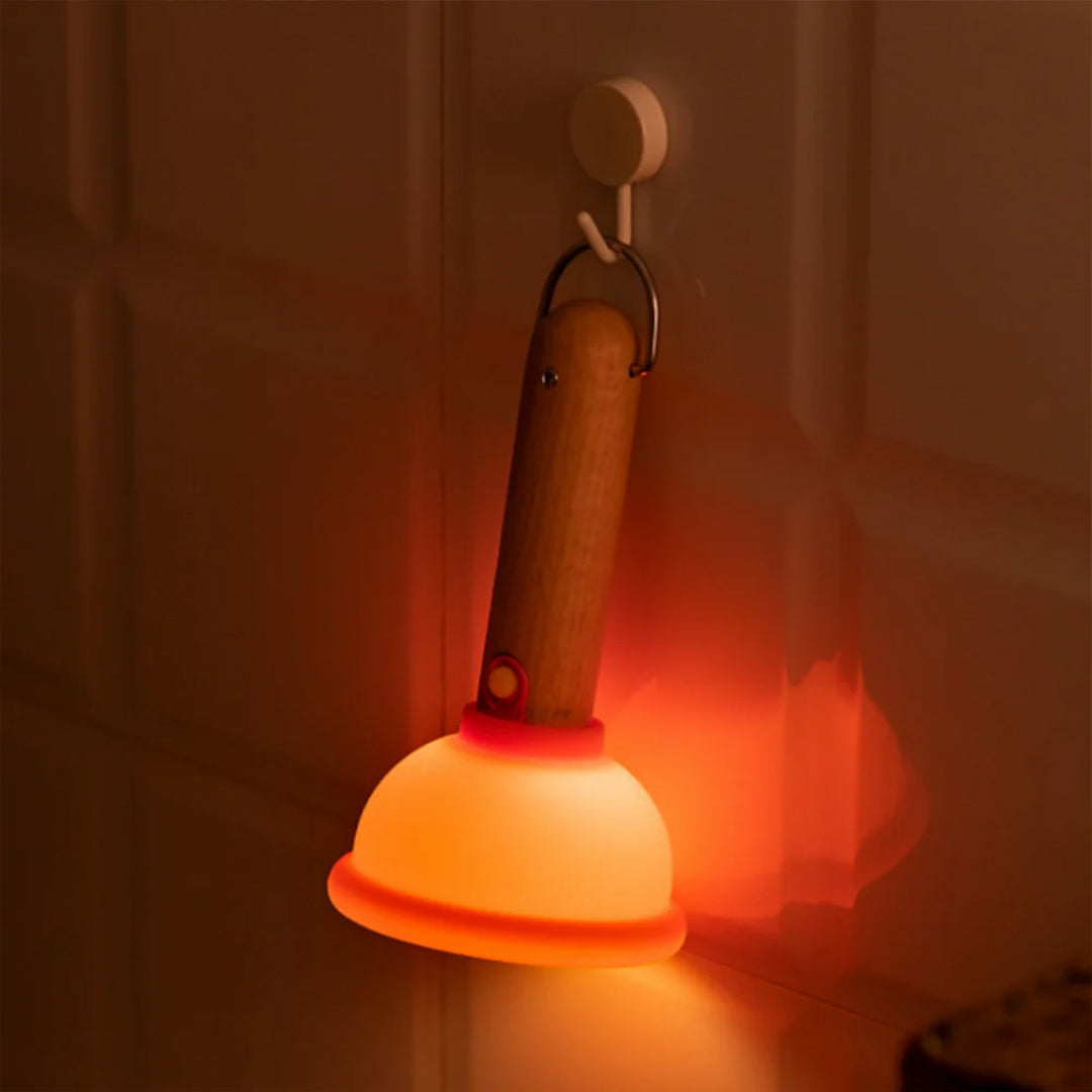 Lámpara con agarre tipo Sopapa (base absorbible)