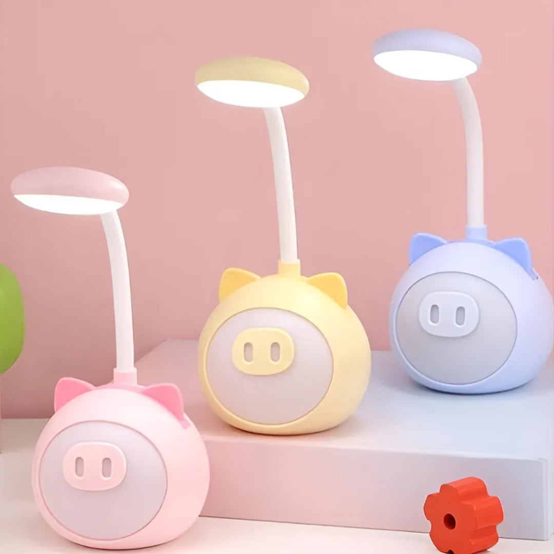 Lámpara flexible cerdito 2 en 1