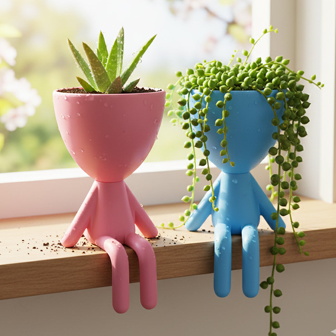 Maceta de plástico George Sentado