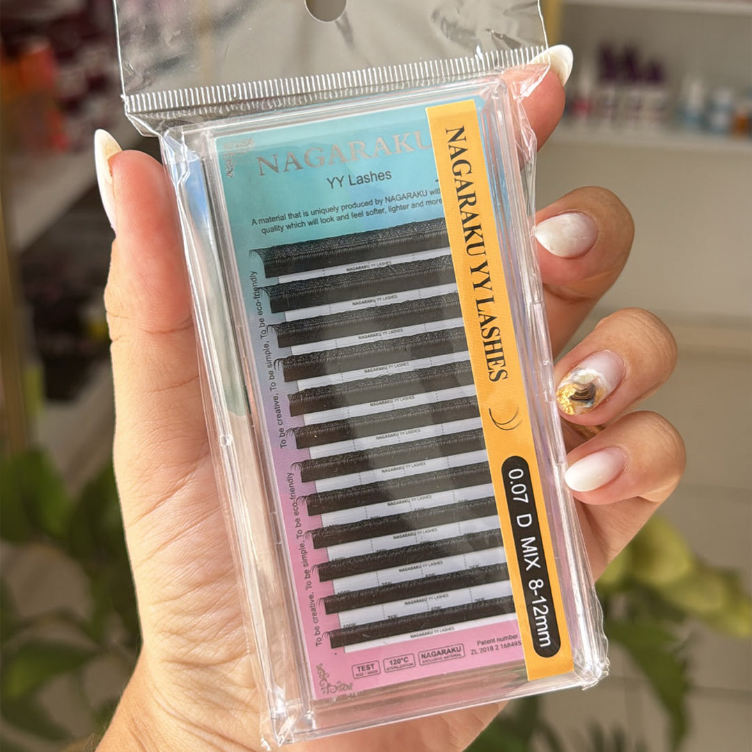 Pestañas tecnológicas Nagaraku volumen brasilero