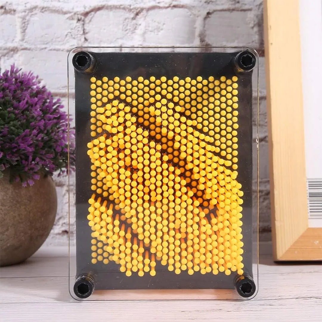 Escultura Interactiva Pin Art 3D | Objeto de Diseño y Antiestrés de Escritorio