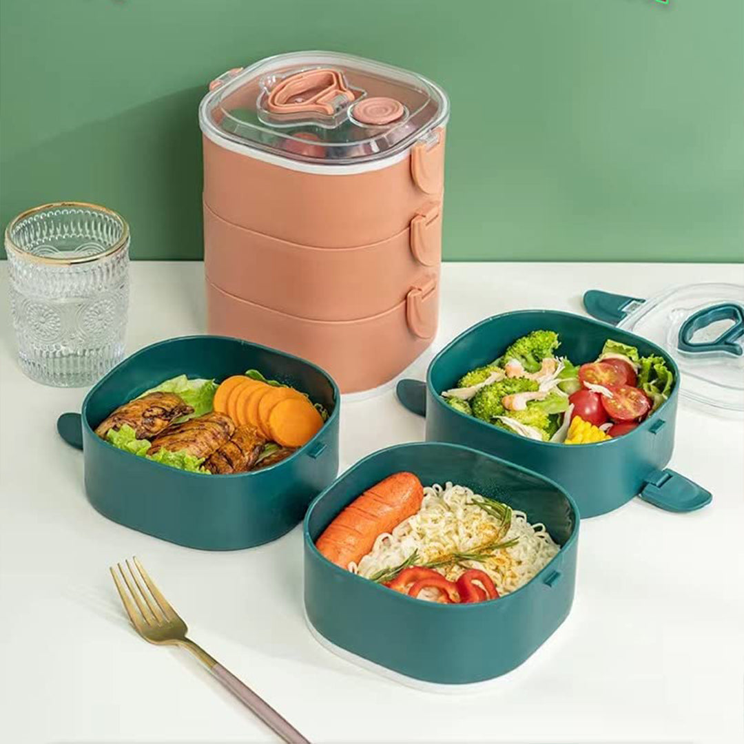 Tupper desmontable 3 niveles