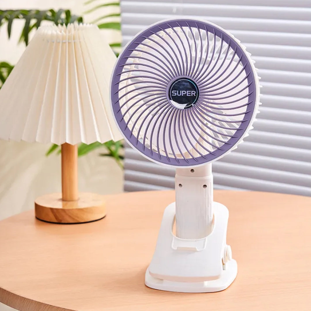 Ventilador portatil USB con clip