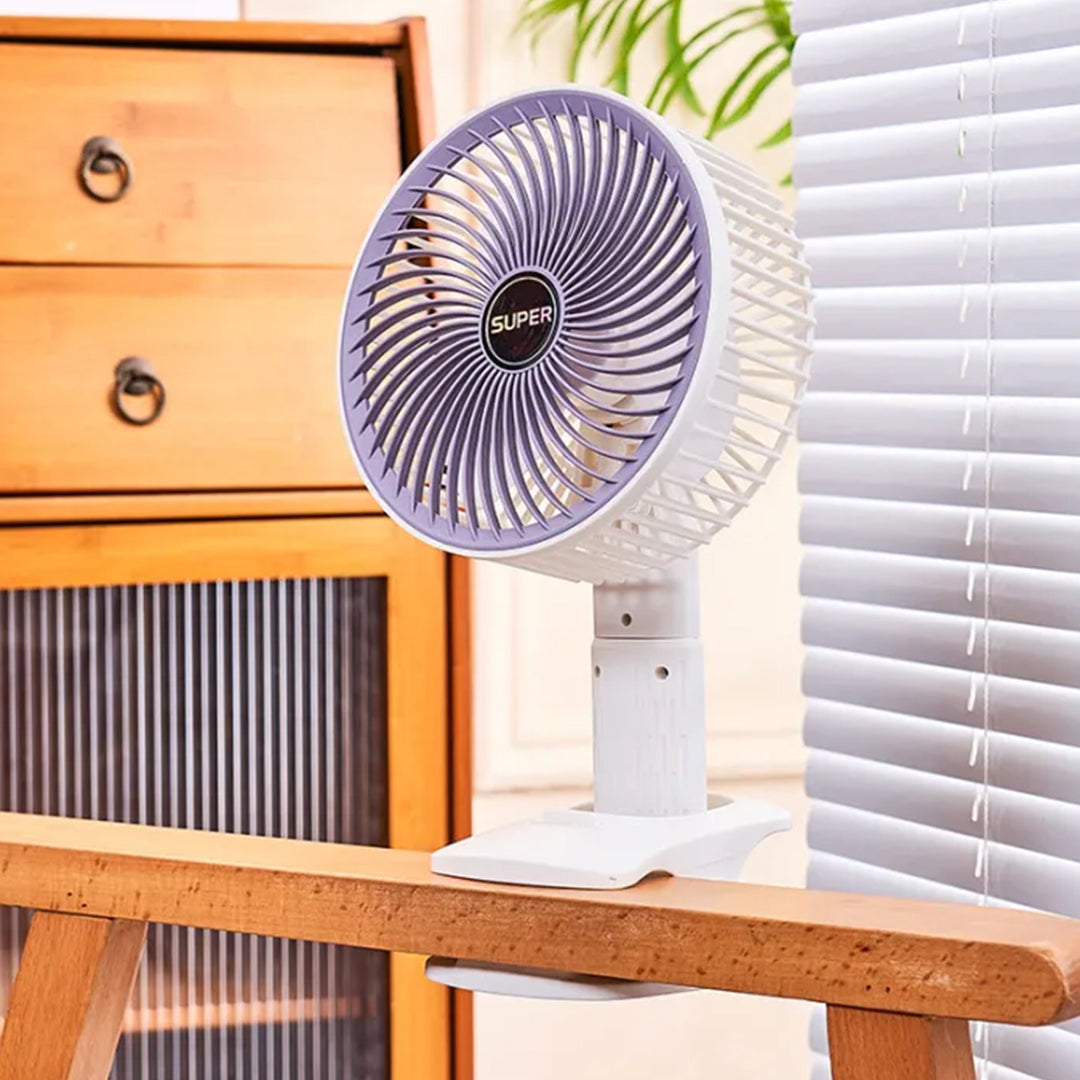 Ventilador portatil USB con clip