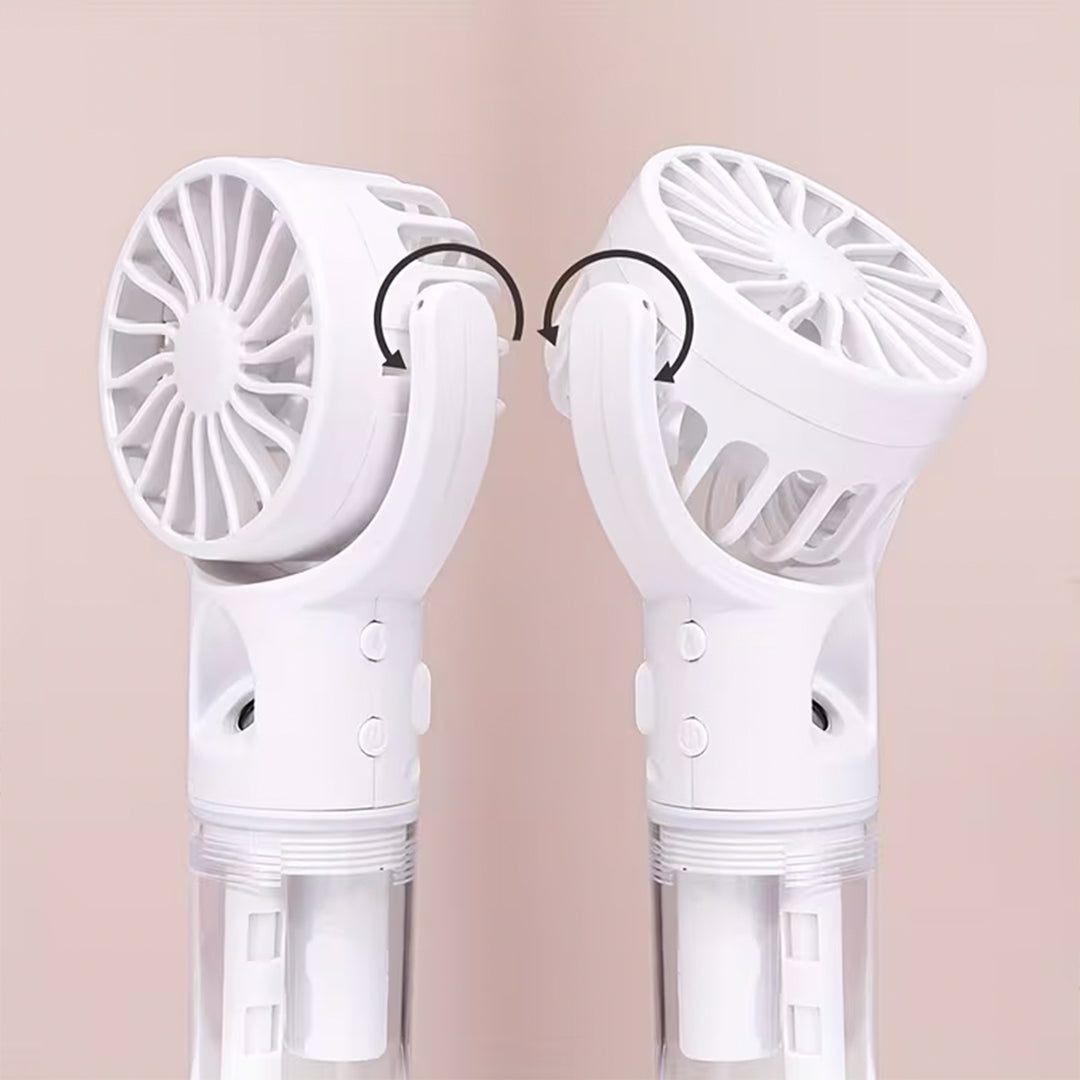 Ventilador con correa y vaporizador.